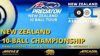 PREDATOR NEW ZEALAND 10 BALL CHAMPIONSHIP | 10 Ball