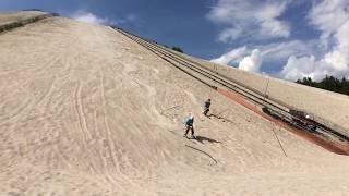 Sandskifahren am Monte Kaolino in Hirschau (Bayern)