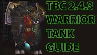 TBC Warrior Tank Guide for 2.4.3