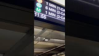 SF MUNI Train Arriving from the Left Announcement at Embarcadero Station