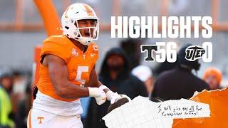 HIGHLIGHTS: No. 11 Vols 56, UTEP 0 (Nov. 23, 2024)