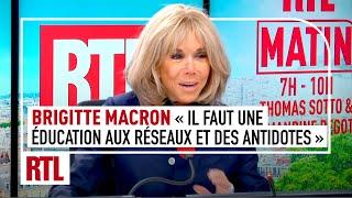 Brigitte Macron : "Il faut une éducation aux réseaux sociaux et des antidotes pour nos mineurs"