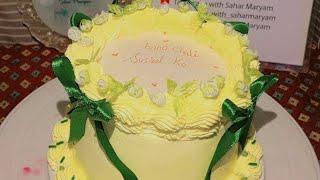 mehndi cake taste cake with Sahar Maryam