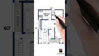 35x40 house plan