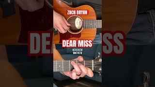 Dear Miss // Zach Bryan. You guys keep me current.