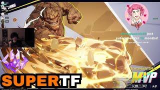 HERE'S THE DING..SuperTF DOMINATING THE THING GAMEPLAY - MARVEL RIVALS SEASON 1.5 TOP 500