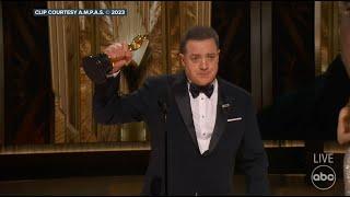 Brendan Fraser's acceptance speech for Best Actor at 2023 Oscars