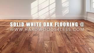 2 1/4" x 3/4" White Oak Gunstock Hardwood Flooring