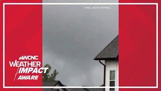 Brief tornado in Charlotte's Steele Creek area