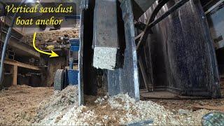 Sawdust briquettes with a vertical log splitter?