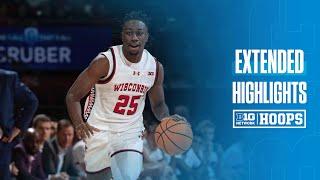 Michigan at Wisconsin | Highlights | Big Ten Men's Basketball | 12/03/2024