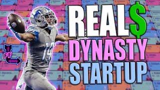 (REAL$) DYNASTY STARTUP DRAFT - Go Behind the Scenes LIVE For Each Pick! - Dynasty Fantasy Football