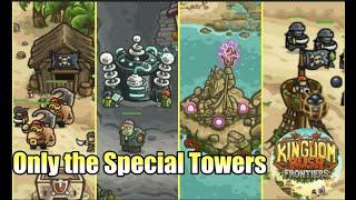 All Special Towers in Kingdom Rush Frontiers - Tất cả tháp đặc biệt - Все специальные башни