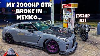 MY 2000HP GT-R BROKE VS A 352HP H2…