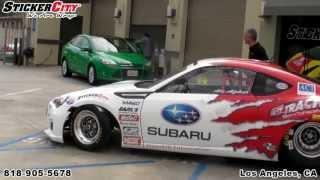 ESX Subaru BRZ Race Car Wrap by Sticker City