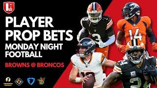 NFL Player Prop Picks Week 13 Monday Night Football | Cleveland Browns @ Denver Broncos Best Bets