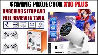 4K RETRO GAME PROJECTOR X10 PLUS || UNBOXING REVIEW IN TAMIL ||