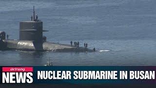 U.S. Navy nuclear submarine in South Korea in a possible show of force