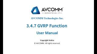 What is the GVRP function of a switch?