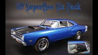 1969 Dodge SuperBee Coronet 440 Six Pack 440-6 2n1 1/24 Scale Model Kit Build Review Revell 85-4505