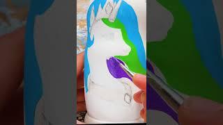 From Plain to Pony! DIY Nesting Dolls Set ️ #mylittlepony #diy #fun #shorts