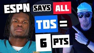  ESPN: Travis Hunter gets POINTS for all TDs 