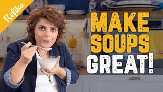 8 Techniques to Make Great Soups! After this video you will know how to make soup from everything 