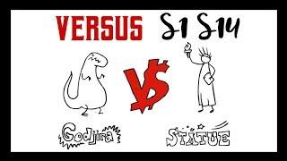 Godjira vs Statue | Versus