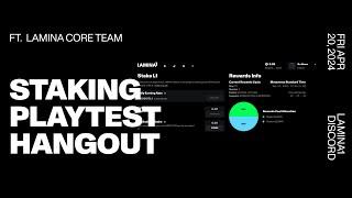 LAMINA1 – Staking Playtest Hangout