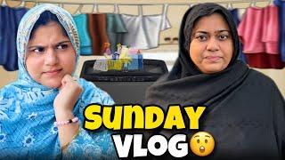 Sunday Vlog Ghar ka sab kam kar diya.|| Itna mazy ka palao banaya