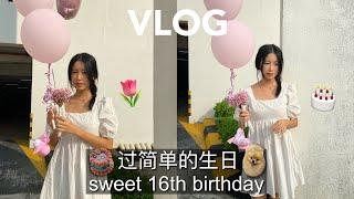 VLOG 陪我过简单的16岁生日  Sweet Sixteenth Birthday  ft. HERSEE BEAUTY 故宫美妆