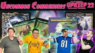 Uncommon Commanders (EDH Gameplay) Upkeep #22 (Vega, Gilanra and Halana, Tatyova, Queza) | MTG