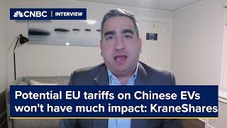 Potential EU tariffs on Chinese EVs won't have much impact, KraneShares says