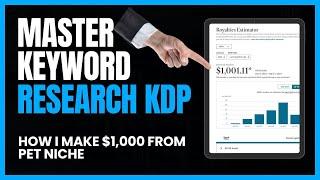 Amazon KDP Keyword Research Strategy that Made Me $1,000! | Proven Strategy Revealed 2024