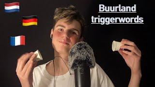 ASMR | Triggerwords van mijn buurlanden + triggers