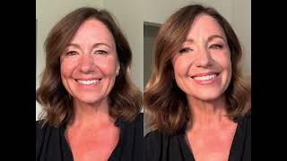 Glamorous makeup look over 50