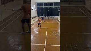 BEST BACKHAND DECEPTION #Jatin #sports #badminton #proplayer #reelsindia #badmintonlovers #shorts 