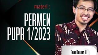 PERMEN PUPR No  1 Tahun 2023