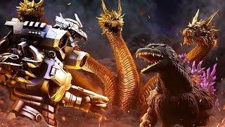 GODZILLA vs KIRYU, GHIDORAH, MEGALON and GIGAN