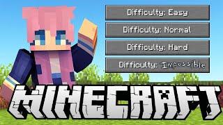 Minecraft on IMPOSSIBLE DIFFICULTY