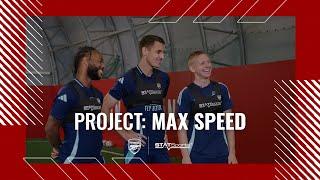 STATSports' Project: Max Speed Challenge with Arsenal's Sterling, Kiwior and Zinchenko