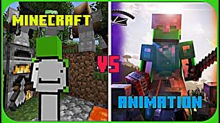 Minecraft VS Animation dream best movements Credit @WanXi Animations