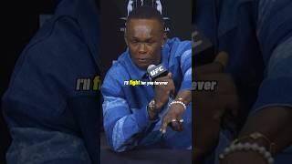 Israel Adesanya burst into tears during a HEATED exchange with Dricus du Plessis 