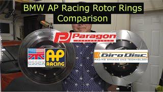 BMW F8x AP Racing Replacement Rotor Rings Comparison