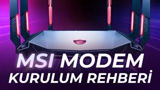 MSI Router Kurulum ve Bufferbloat İyileştirme Rehberi