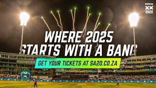 Betway SA20 - Where 2025 Starts with a Bang!