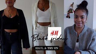 BLACK FRIDAY shopping | HAUL & TRY ON | H&M | Christmas shopping | ZANGURU