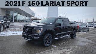 WIRELESS APPLE CARPLAY - The 2021 FORD F150 Lariat Sport-  Review and Walkthrough