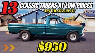 13 Classic Trucks on Craigslist – Best Deals at Low Prices!