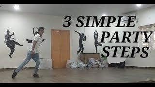 3 Simple/Easy Hipp Hop Steps Will Help You in Party | Hindi Tutorial |